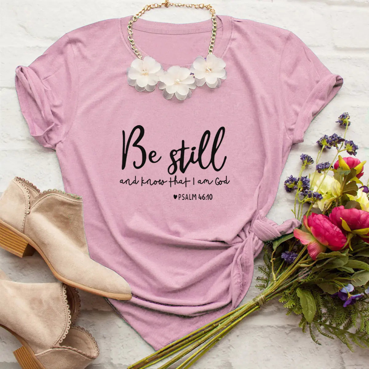 Letter Print Short Sleeve T-Shirt - Graphic Tee