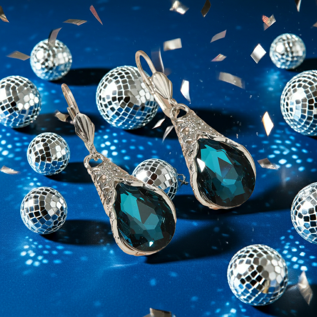 Retro Water Drop Ear Buckle Earring Jewelry