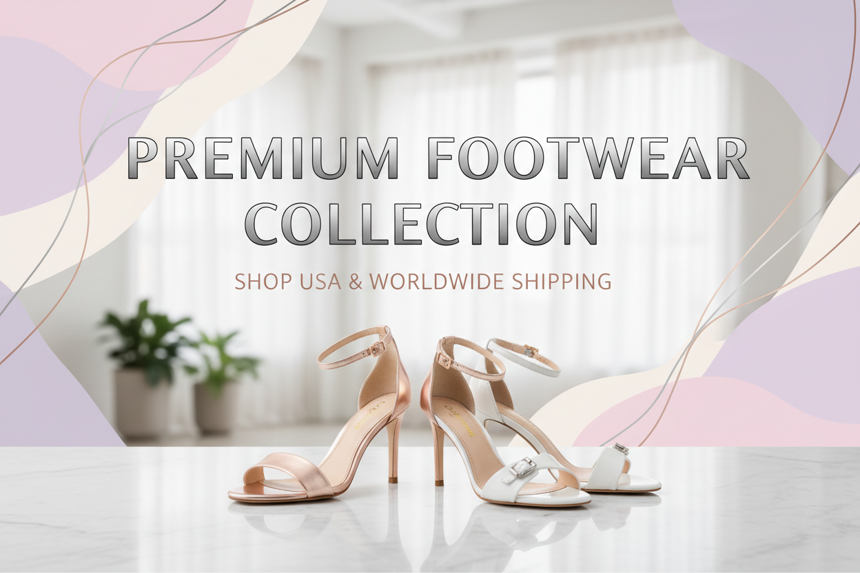 Premium Footwear Collection Promotional Banner